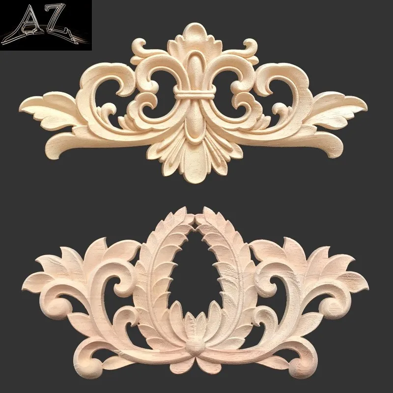 Antique Furniture Wood Onlays Appliques Carved Wood Appliques Door ...