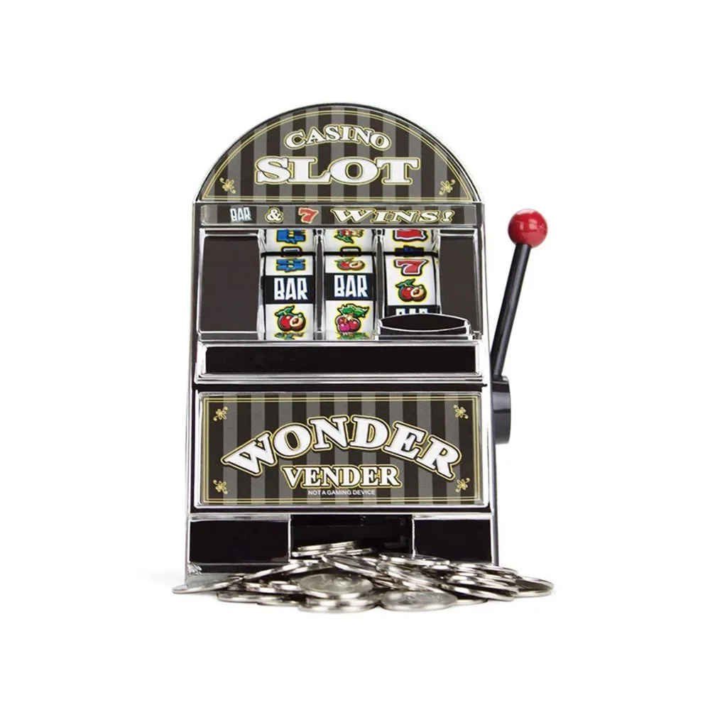 giant slot machine coin bank