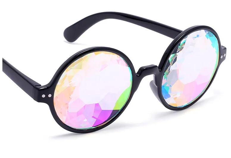 Disco Psychedelic Kaleidoscope Sunglasses 4d