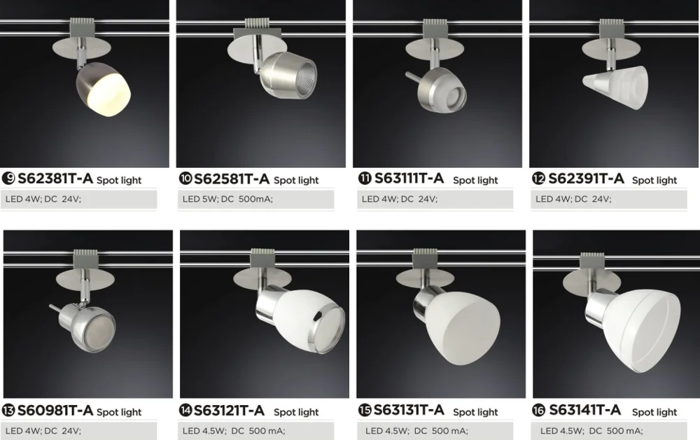 Commercial Multiple Spotlight Linear Suspended Ceiling Track Lighting