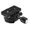 360 Panoramic Head Camera Panning Base Clamp Mount with Quick Release Plate for Photography Tripod