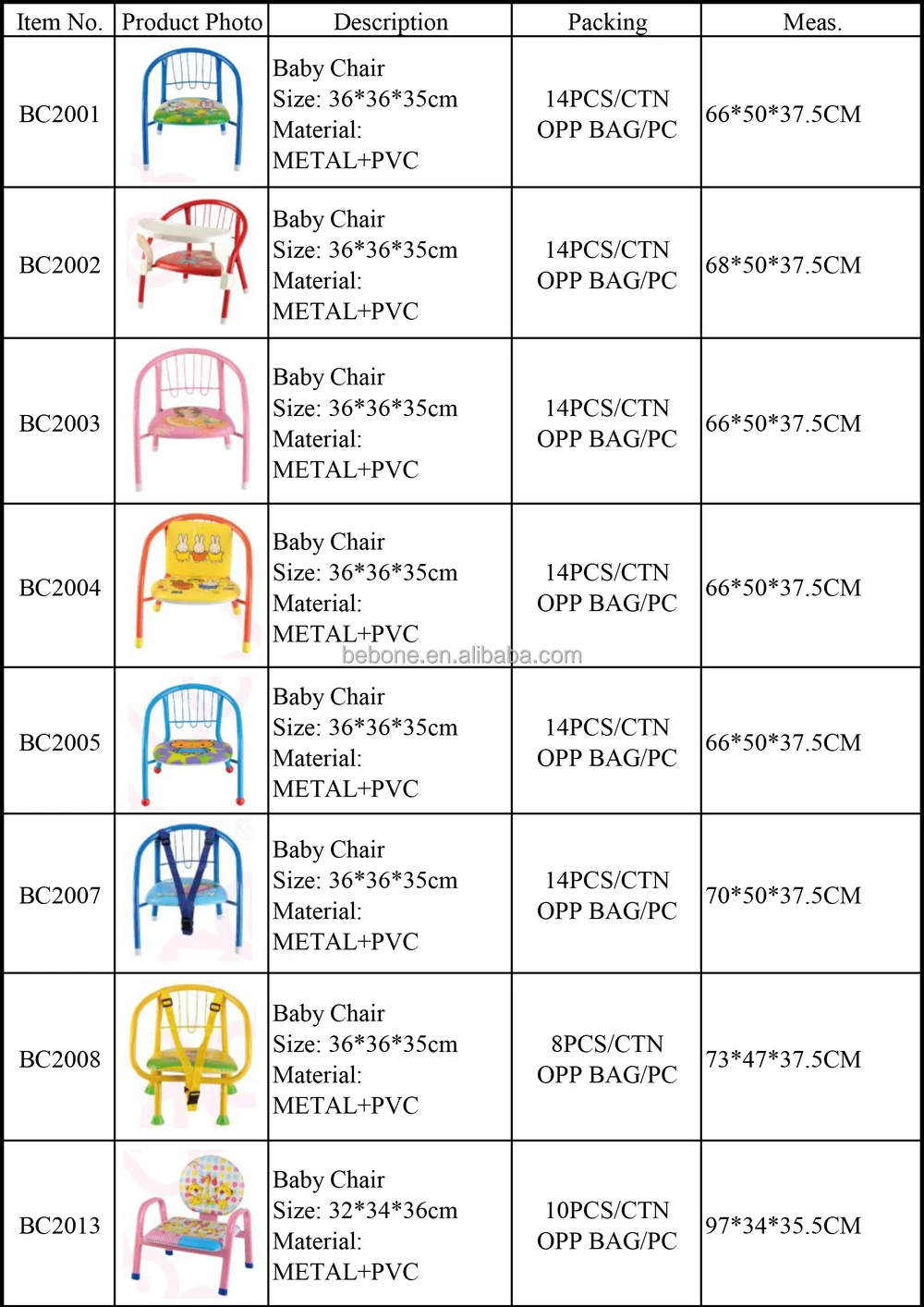 Hot-Selling high quality low price baby sitting chair
