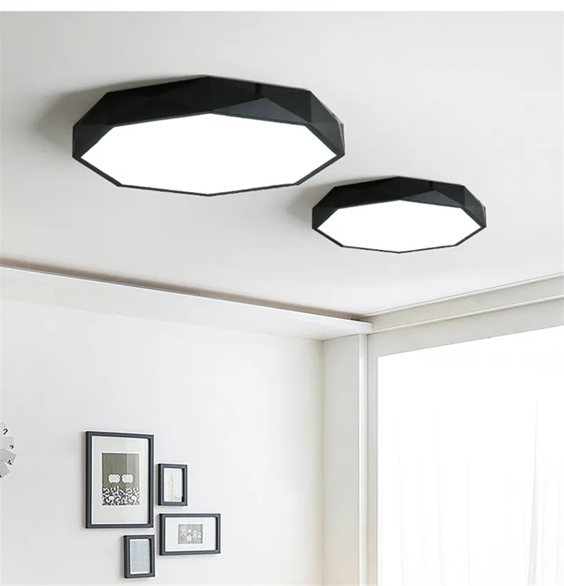 Luzes de Teto Lâmpadas para Sala Ultrafinos Ruond Estar Quarto Varanda Cozinha Lustres Sala Casa Dec Led Lustre Teto 23 lustres de sala