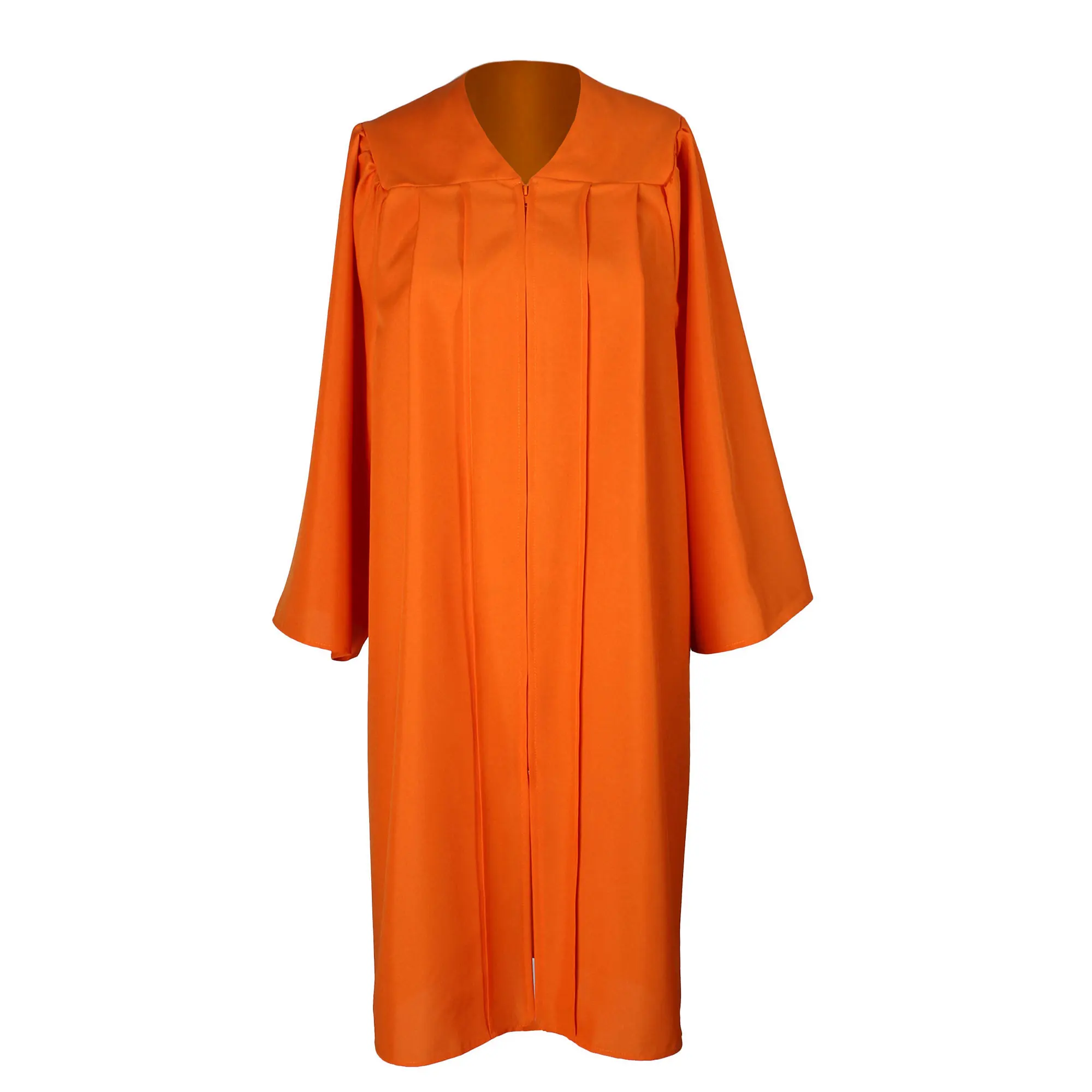 2018 Wholesale High Quality Orange Graduation Matte Cap And Gown For ...