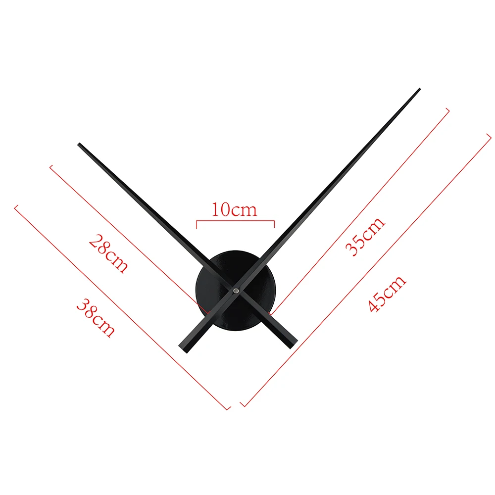Diy Big Clock Hands For Wall Clock Mechanism With Quartz Clock Parts