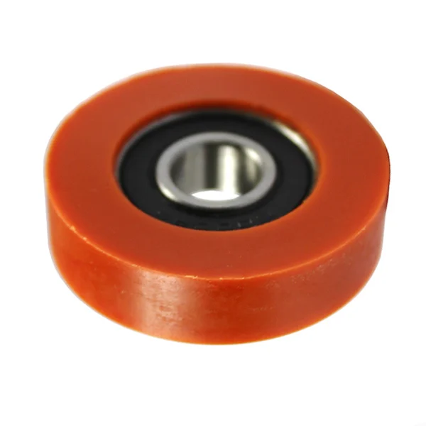 6000rs 10x40x10mm Polyurethane Bearing Wheels For Glass Door Aluminium