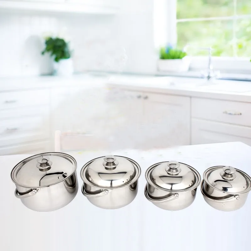 Kitchenware Stainless Steel Cookware Set Thailand Stainless Steel 8pcs