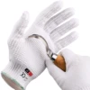 Cut-resistant gloves, knit durable high-performance fiberglass gloves, palm and finger PVC particles add friction grip