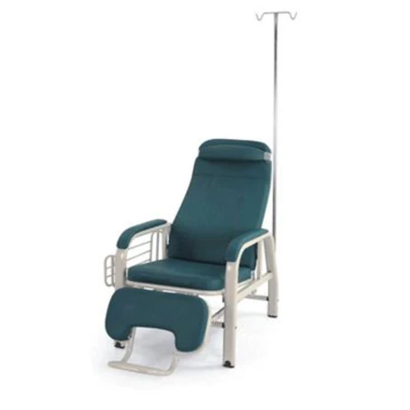 Manual Hospital Grade Furniture Medical Height Adjustable Metal Infusion Chairs