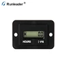 Runleader DC AC Hour Meter With Digital LCD Display For Boat Tractor Generator Engine Mower Fork Para-motors Microlights Marine