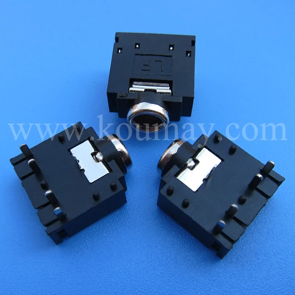 Pj-307 Brass Head 5-foot Single Dual Stereo Audio Headphone Jack 3.5mm ...