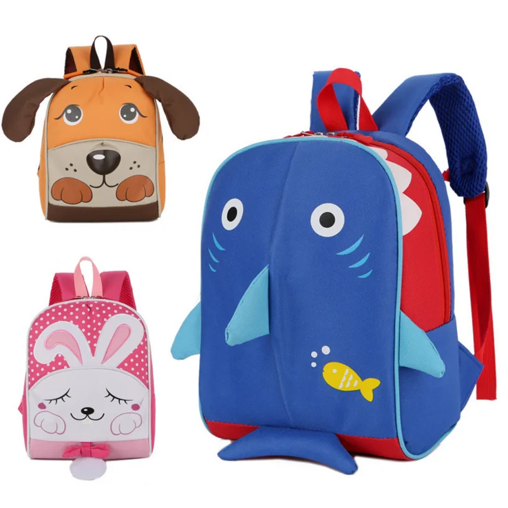 Kids Backpack With Lovely Cute Small Animals Children Shoulders Bag