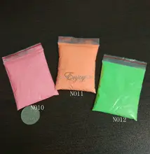 100g lot Luminous Pigment Phosphor Powder photoluminescent Pigment 10 ColorsX10g Glow at Night Coating Nail Polish