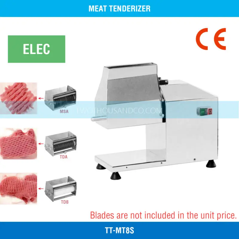 Ttmt8s Tr8sh 200 Kg Per Hour Tabletop Electric Meat Tenderizing