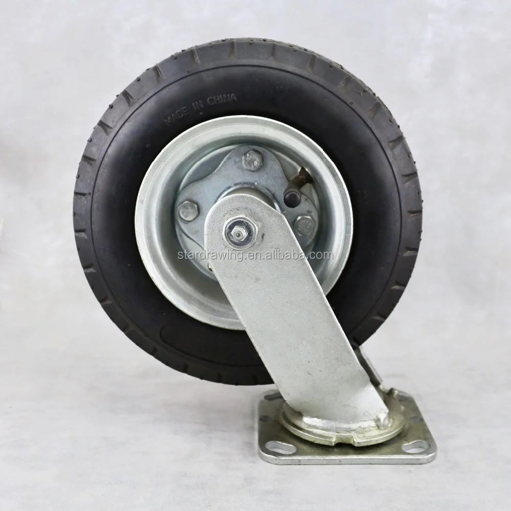 Ss Wholesale 12 Inch Pneumatic Caster Wheels Swivel Air Filled Caster