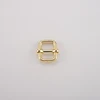 Rectangle metal tri-glide buckle Logo Buckle for strap adjuster