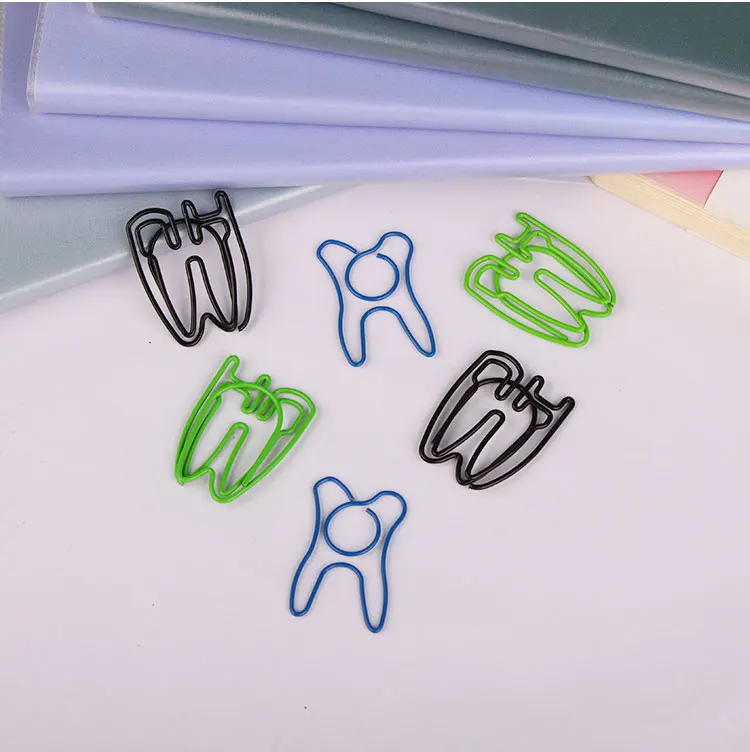 Custom Dentistry Gift Tooth Shape Novelty Paper Clips Buy Novelty