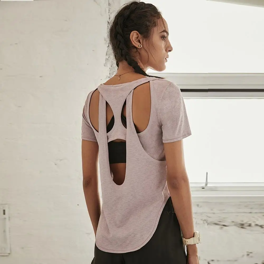 Camiseta Elegante Activada Por El Sudor Para Mujer,Ropa De Yoga Para  Fitness,Blusa Cómoda Para Gimnasio,Camiseta Ajustada - Buy Camiseta  Activada Por El Sudor,Blusa Para Mujer,Camiseta Ajustada Product on  Alibaba.com