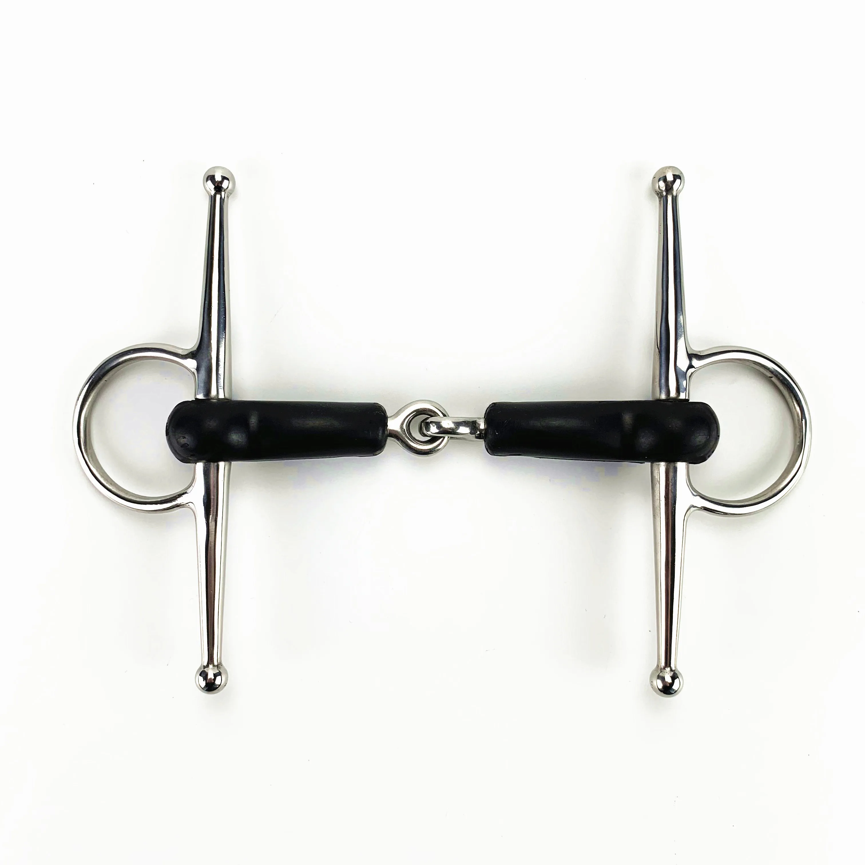 Rubber Covered Joint Horse Mouth Of Ss Full Cheek Horse Bit Buy