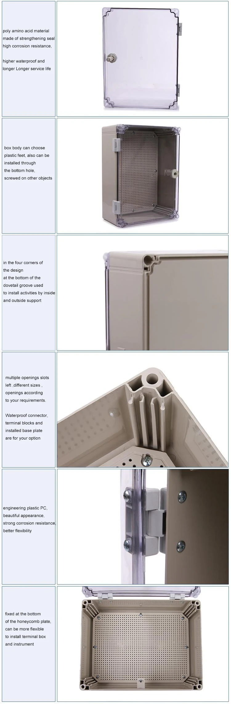 Factory Price Transparent Explosion Proof Junction Box (300*200*160mm ...