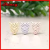 Gold leopard stud designs women fashion jewelry