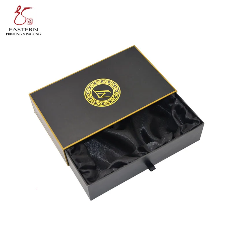Download Custom Matte Black Paper Cardboard Jewelry Package Drawer Gift Box - Buy Paper Gift Box ...