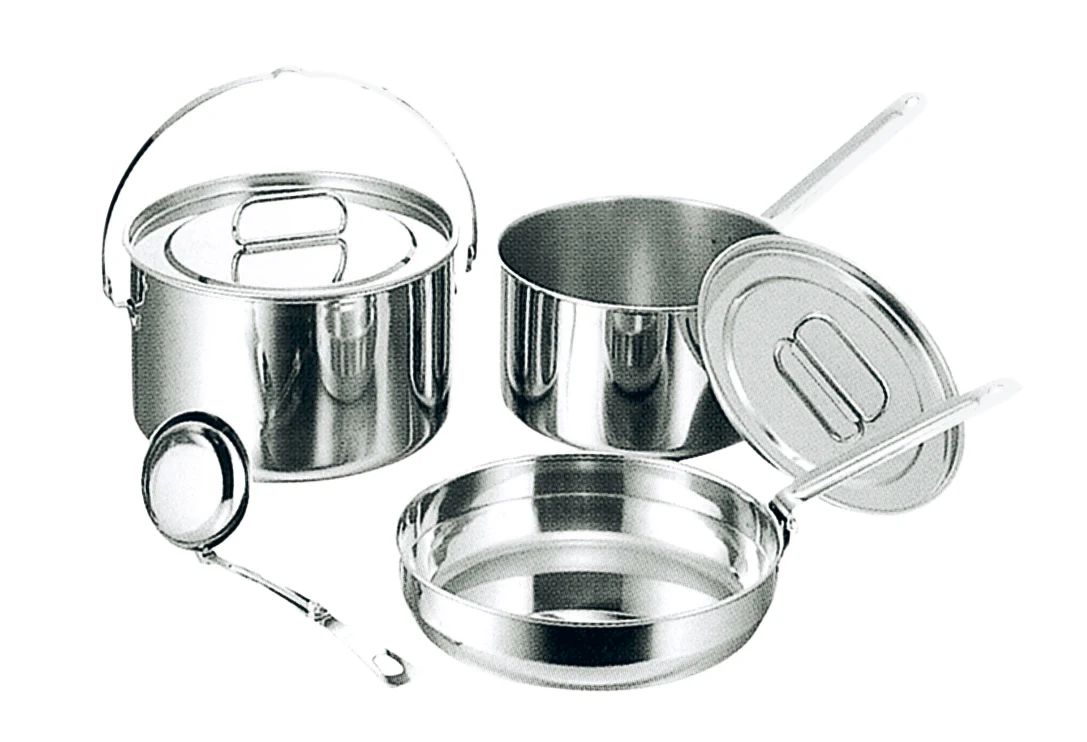 Japanese Camping Cooking Pot Non Stick Cookware Set With Detachable