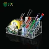 Makeup Cosmetic Organizer 15 Compartments Clear Plastic Box Lipstick Holder Makeup Storage Box Make Up Organizer For Cosmetics
