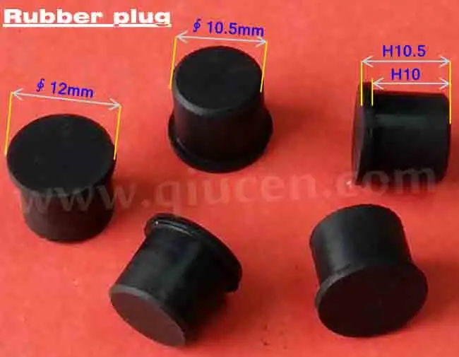 10.5mm Small Rubber Hole Plugs / Small 