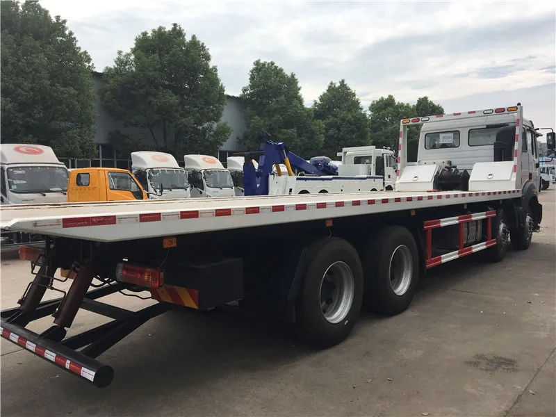 8x4 8m 9m Bed Twin Steer Heavy Tow Truck Wrecker - Buy Tow Truck