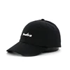 High Quality Short Curved Brim Single Breasted Buckle Back Baseball Cap With Logo