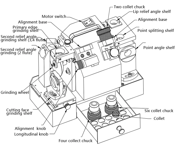 MR- F4 small size easy operating electric valve seat grinding machine with great reputation