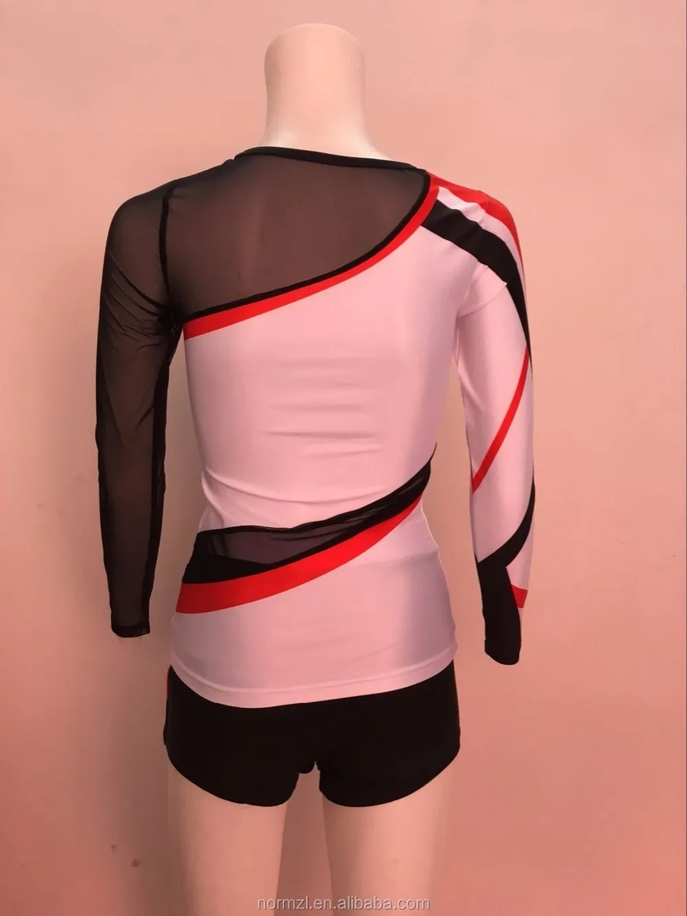 Youth Mesh Cheer Uniforms,Skorts Cheerleading Uniforms Wholesale White