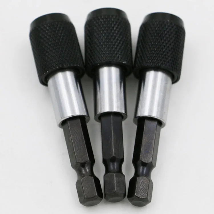 Hex Shank Quick Release Drill Screw Magnetic Screwdriver Bit Holder 1//4”60mm