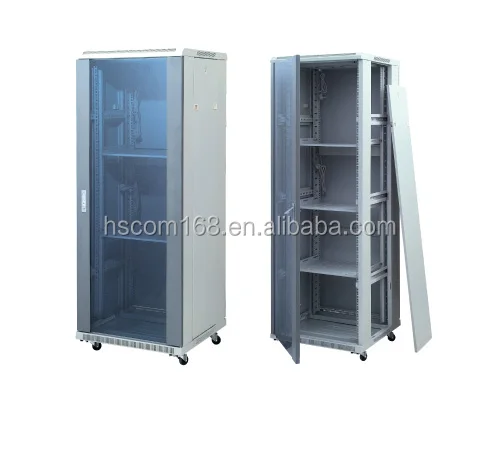 High Quality With Best Price 9U Glass Fronted Wall Mounted Network Cabinet Double Section Cabinet.jpg