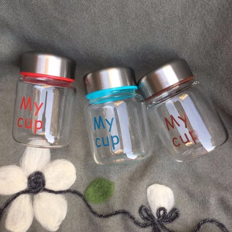 Free Sample High Borosilicate Glass Water Bottle