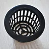4'' inchs large size plastic Hydroponic system Black planting pots