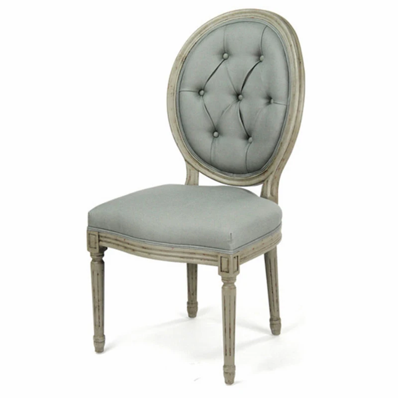 Jw Furniture Top Sale Rustic Design Dining Rectangular Table Chair Set