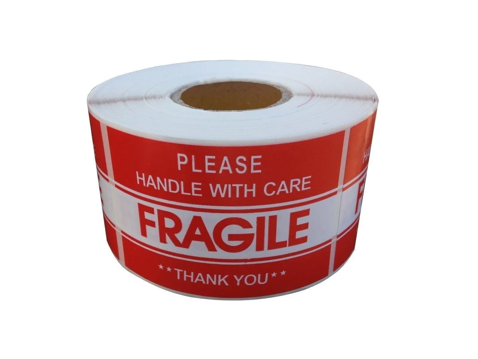 500 LabelsRoll 10 Rolls Thank You Shipping Labels Stickers 5000 Labels Fragile Stickers 2 x 3 Fragile Handle with Care