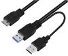 Usb 3.0 Micro-B Mobile hard disk cable dual USB power supply hard drive cable
