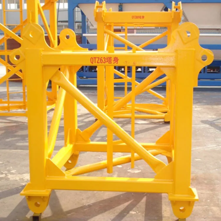 Rail Mounted Qtz Series 5610 Tower Crane With CE Certificate