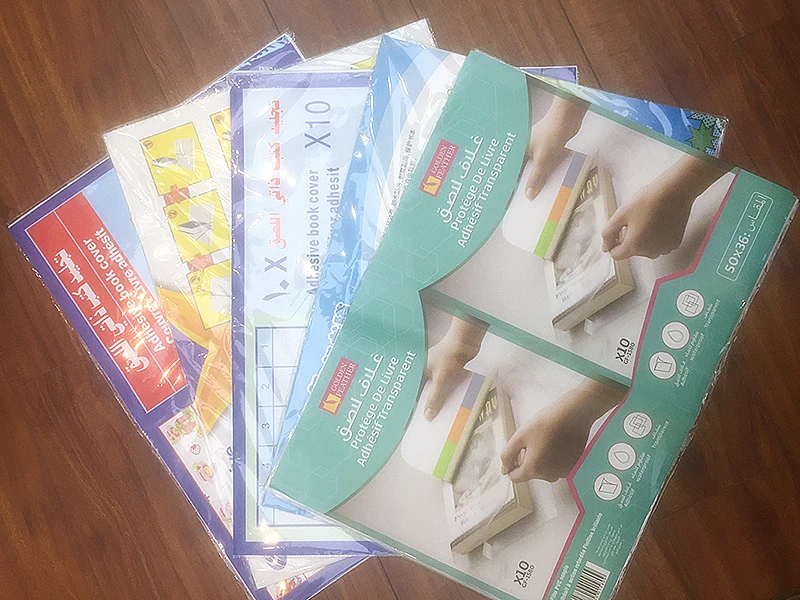 Embossed Pvc Book Cover Quality Selfadhesive Pvc Transparent Book