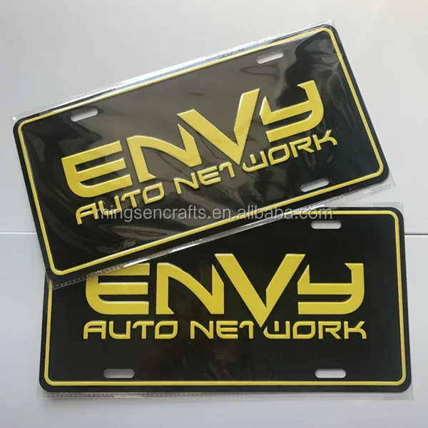 Plaques D'immatriculation De Voitures Japonaises En Aluminium 3d,Personnalisées,Conception