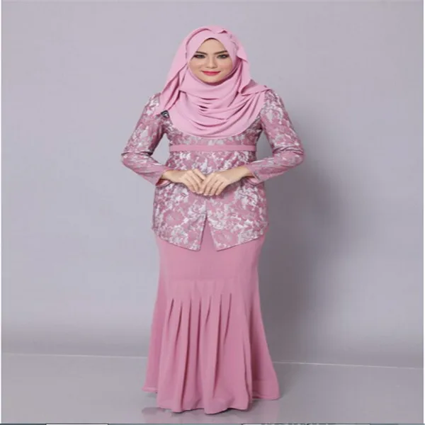 2016 Raya New Lace Model Baju Kurung Modern - Buy Baju 