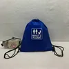 Small customized logo printing cute drawstring bag
