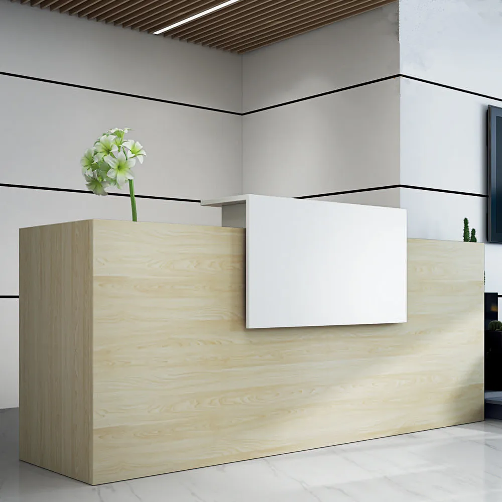 Modern Reception Desk Simple Company Front Desk Nordic Commercial ...