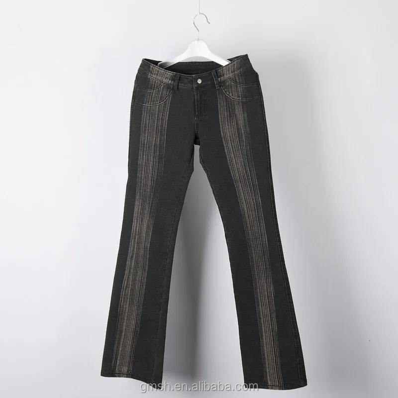 mens knit denim jeans