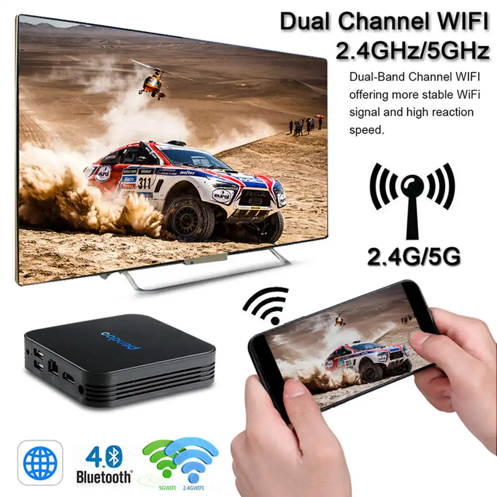 Iptv/ott Box Pendoo X10 Amlogic S905w 2g 16g Android 7.1.2 Smart Tv Box Mini Pc Android Quad
