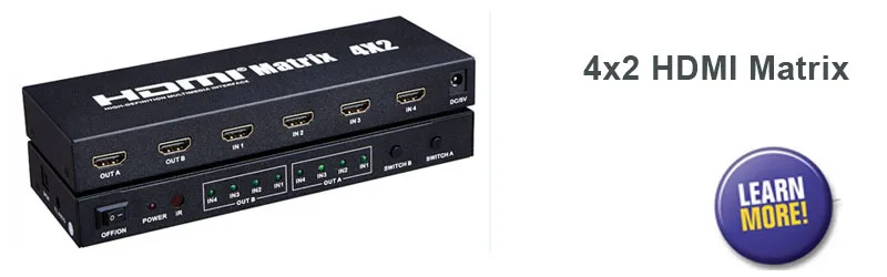 4x2 HDMI matrix-link
