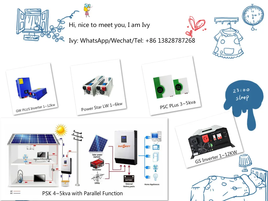 5kw Mppt Solar Inverter Charger 120/240v Power System 48v Split Phase